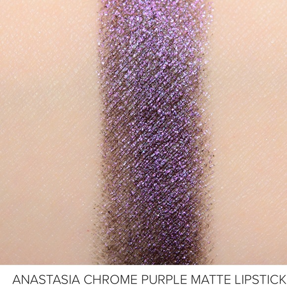 🆕 Anastasia Beverly Hills ‘CHROME PURPLE’ Matte Lipstick - Mini Sized - Picture 3 of 12